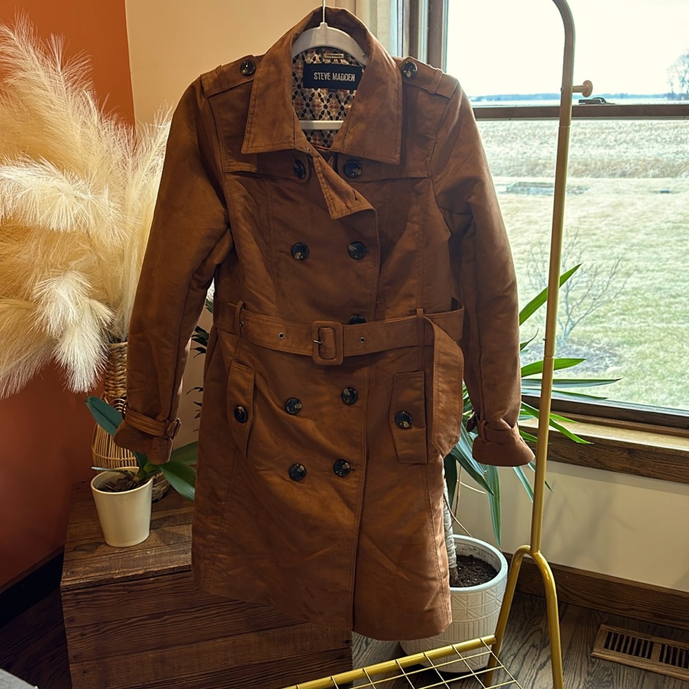 Steve Madden Brown Trench Coat